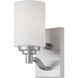 Durham Wall Sconce Wall Light in Satin Nickel
